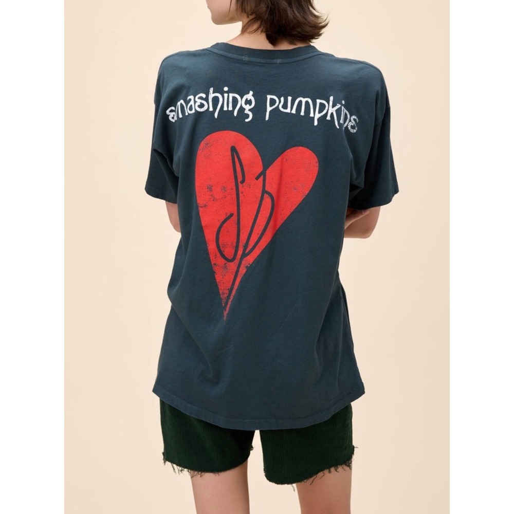 Daydreamer Smashing Pumpkins Zero Heart Merch Tee Shirt Faded Black S NEW Rare - Picture 2 of 6